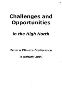 Challenges and Opportunities in the High North, article cover