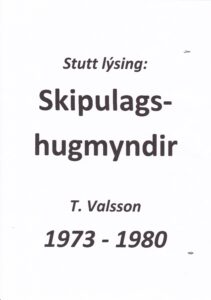 Skipulagshugmyndir 1973-1980, greinarkápa